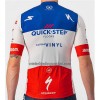 Wielershirt 2022 Quick-Step Alpha Vinyl Frans Kampioenschap Rood Blauw Wit